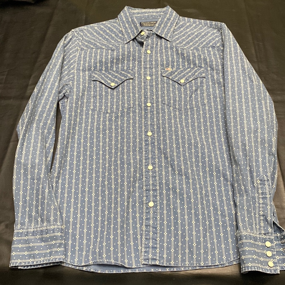 Polo jeans company: Mens slim fit Medium long sleeve button up